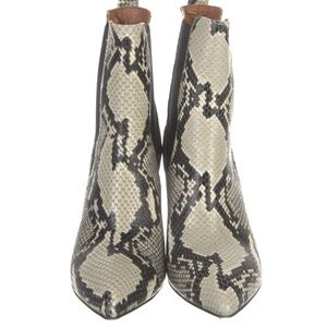 Paris Texas Snakeskin Ankle Chelsea Boots Sz 37